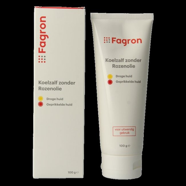 Fagron Cérat réfrigérant sans huile de rose boîte & notice 100 grammes