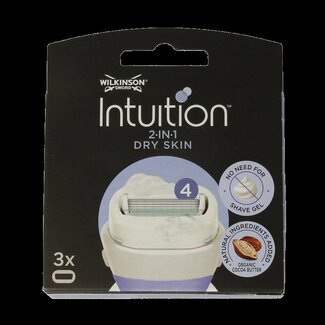 Wilkinson Wilkinson Intuition lames peaux sèches, 3 pièces