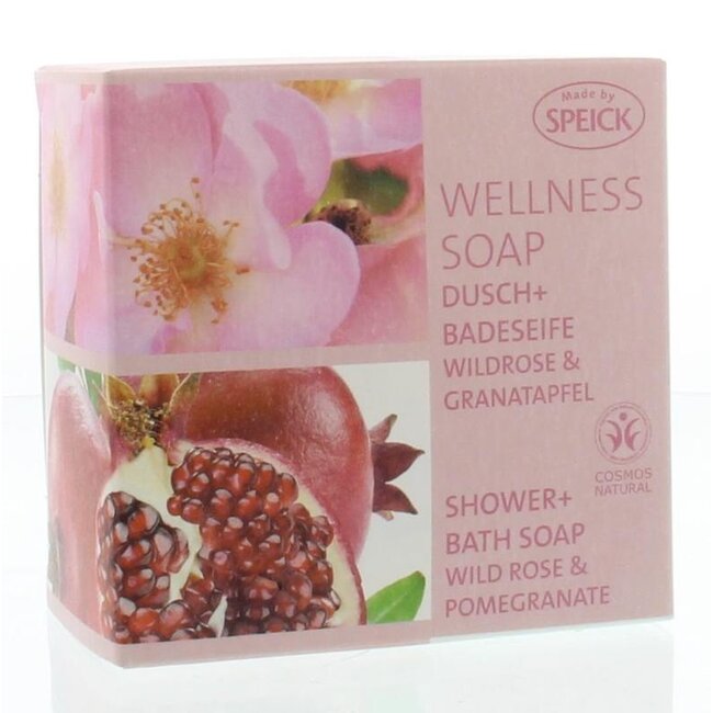 Wellness zeep wilde roos & granaatappel 200 Gram