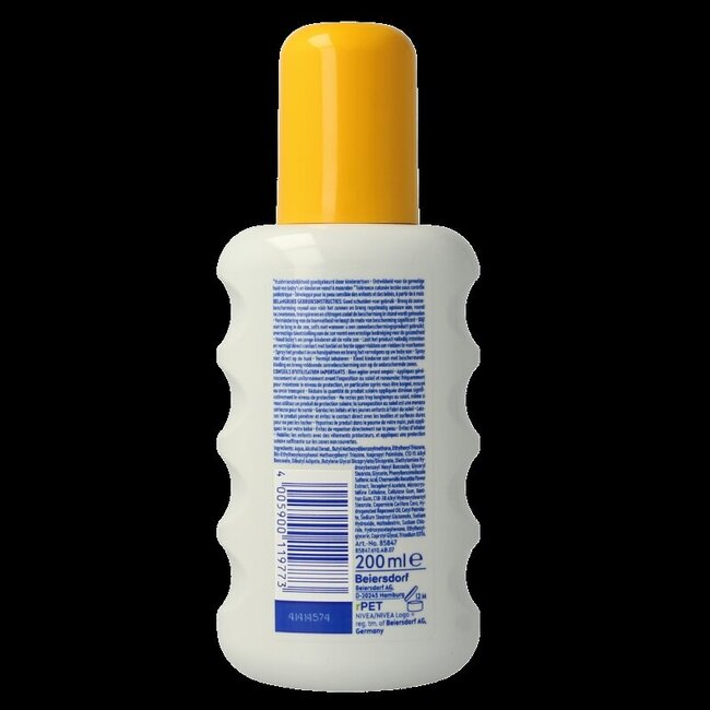 Nivea Sun Kids Protect & Sensitive Spray Solaire SPF50 200 ml