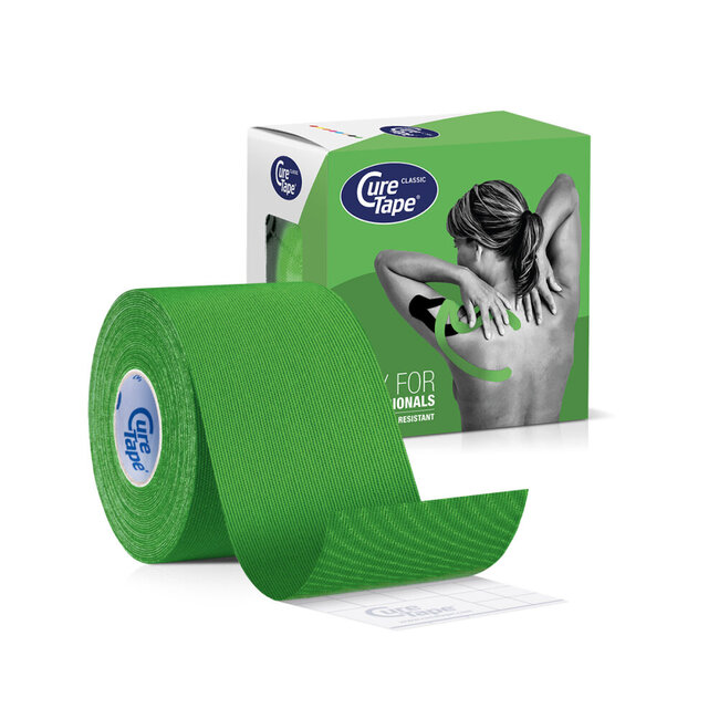 Kinesiotape groen 5cm x 5m 1 Stuks