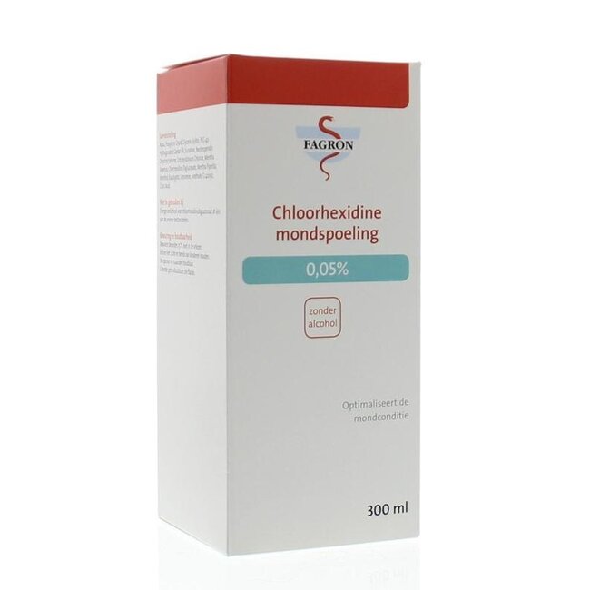 Chloorhexidine mondspoeling 0.05% 300 Milliliter