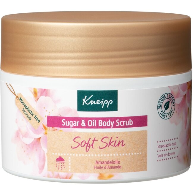 Soft skin sugar & oil body scrub amandelolie 220 Gram