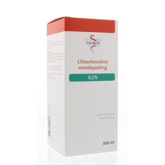 Fagron Chloorhexidine mondspoeling 0.2% 300 Milliliter