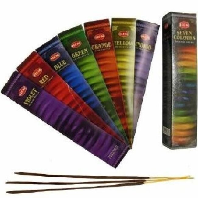 Wierook 7 kleuren 35 Stuks