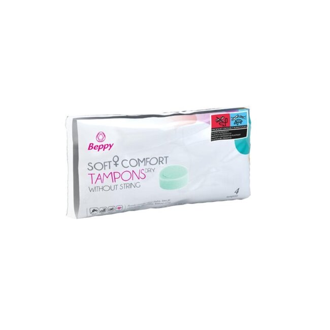 Soft+ comfort tampons dry 4 Stuks