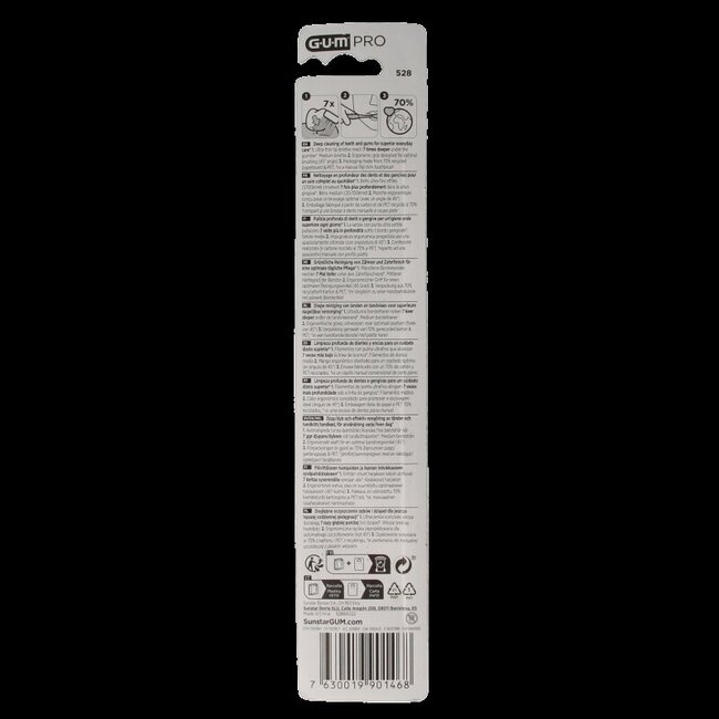 GUM Brosse à dents Technique Pro Medium 1 pièce