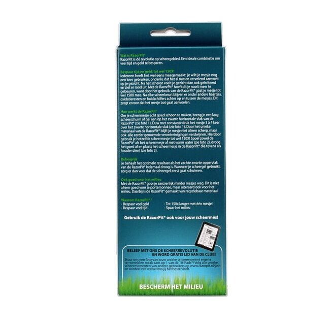 Razorpit Scheermesjesreiniger zwart 1 Stuks
