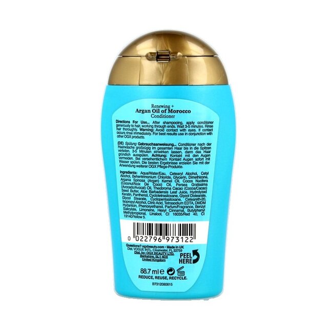 Après-shampooing OGX Renewing à l'huile d'argan du Maroc 88,7 ml