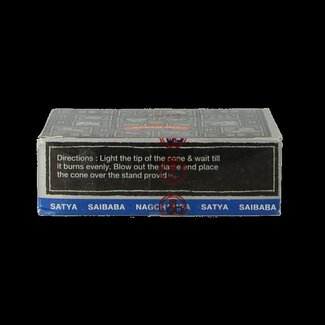 Natures Incense Kegelwierook nag champa 12 Stuks