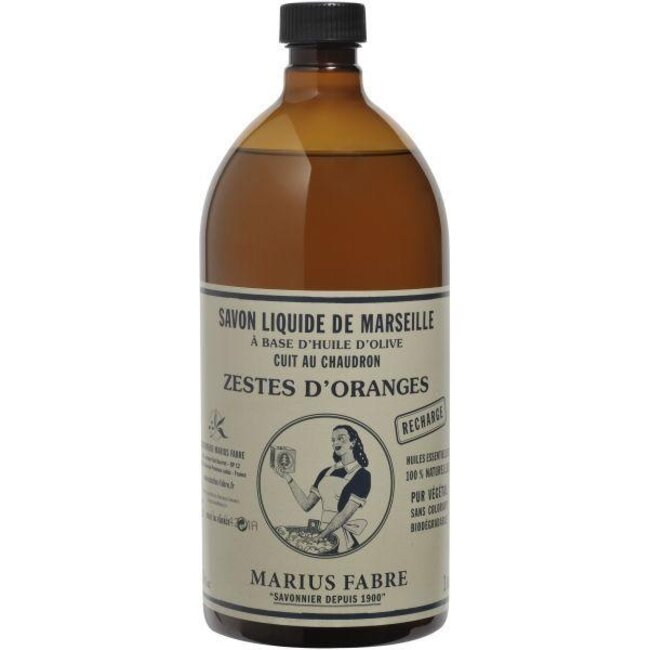 Marius Fabre Nature Marseille zeep sinaasschil navul 1 Liter