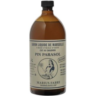 Marius Fabre Nature Marseille zeep pin parasol navul 1 Liter