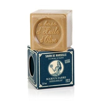 Marius Fabre Savon marseille zeep in doos olijf 100 Gram