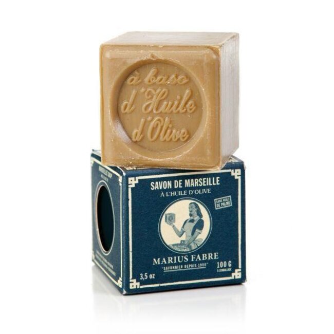 Savon marseille zeep in doos olijf 100 Gram