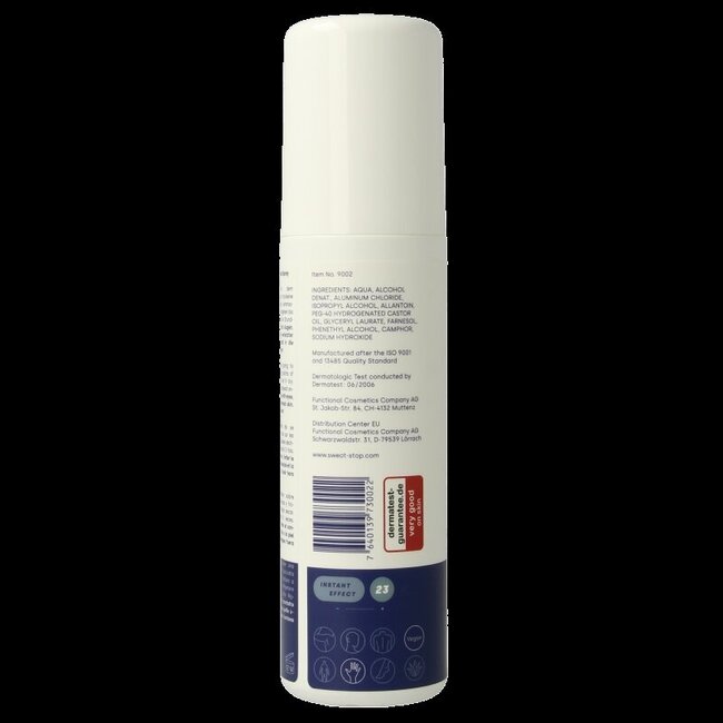 Sweatstop Forte max spray hand & body 100 Milliliter