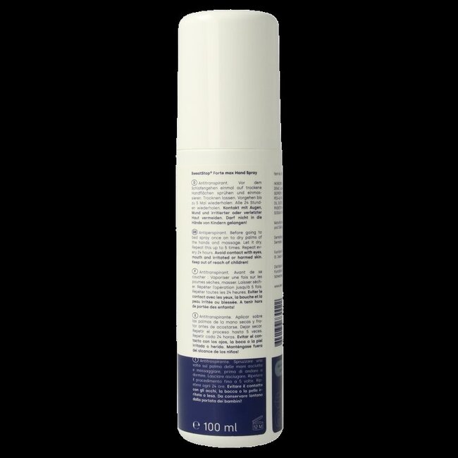 Sweatstop Forte max spray mains & corps 100 Millilitres