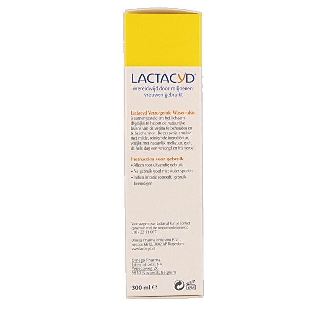 Lactacyd Wasemulsie verzorgend 300 Milliliter