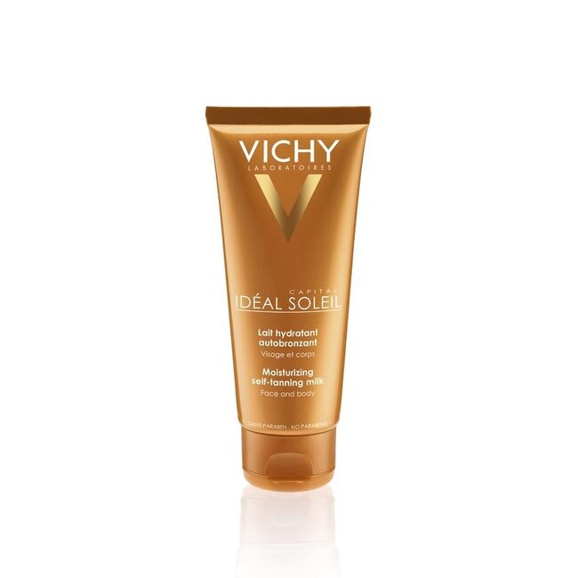 Vichy Capital soleil zelfbruiner melk gevoelige huid 100 Milliliter