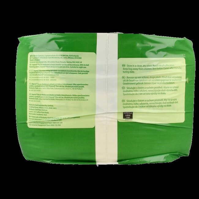 Depend Flex super+ maat L 14 Stuks