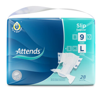 Attends Attends Slip Regular 9 Taille L 28 Pièces