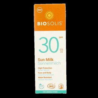 Biosolis Biosolis Lait Solaire Visage et Corps SPF30 100 ml
