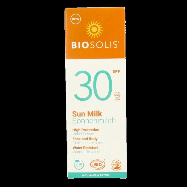 Zonnemelk voor gezicht en lichaam SPF30 100 Milliliter