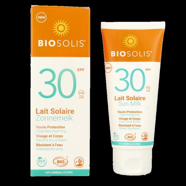 Biosolis Lait Solaire Visage et Corps SPF30 100 ml