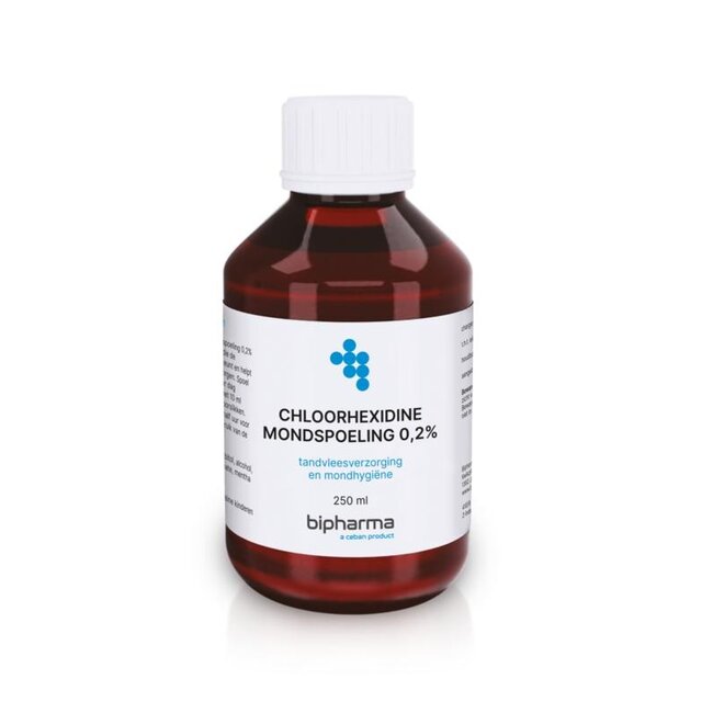 Chloorhexidine mondspoelmiddel 0.2% 250 Milliliter
