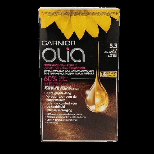 Olia 5.3 golden brown  1 Set