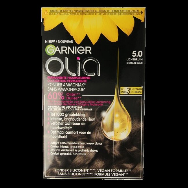 Olia 5.0 light brown 1 Set