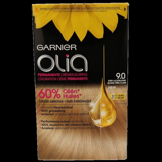 Olia 9.0 light blond  1 Set