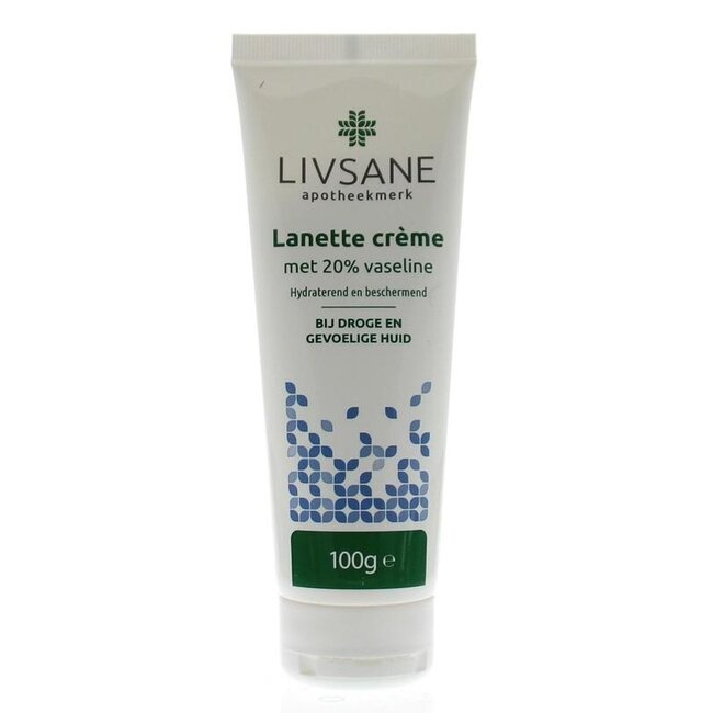 Lanette creme met 20% vaseline in tube 100 Gram