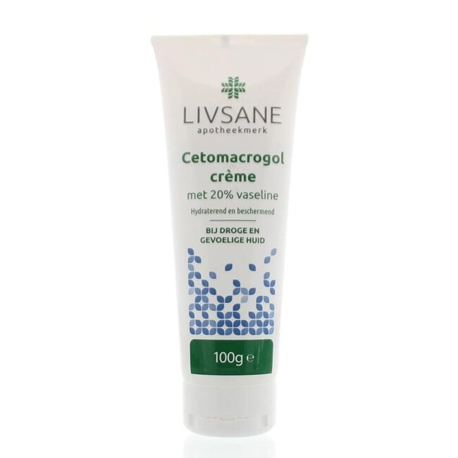 Cetomacrogolcreme met 20% vaseline in tube 100 Gram