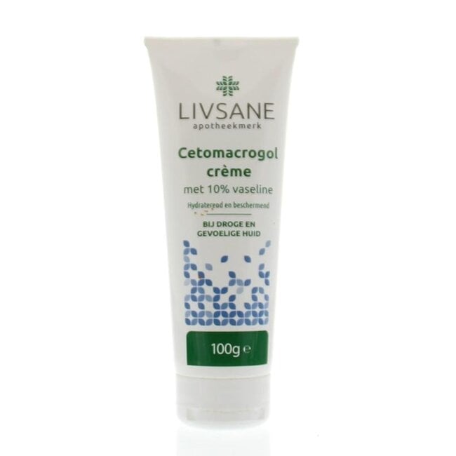 Cetomacrogolcreme met 10% vaseline in tube 100 Gram