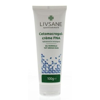 Livsane Cetomacrogolcreme FNA in tube 100 Gram