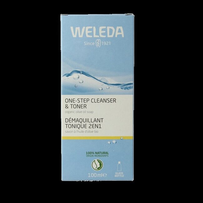 Weleda 2-in-1 Reiniger & toner 100 Milliliter