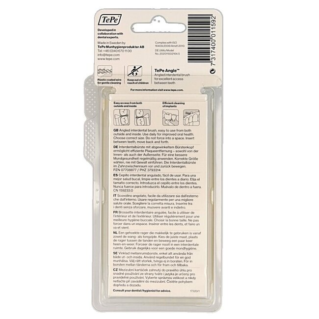 TePe Angle jaune 0,7 mm taille 4 6 pièces