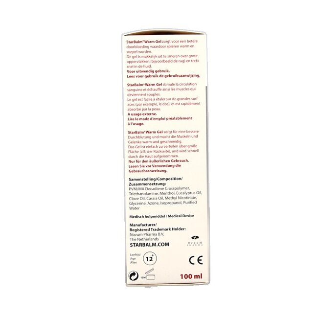 Star Balm Gel Chauffant 100 ml