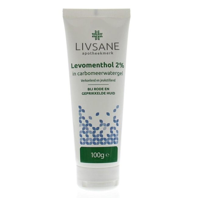 Levomenthol 2% in carbomeerwatergel 1% in tube 100 Gram