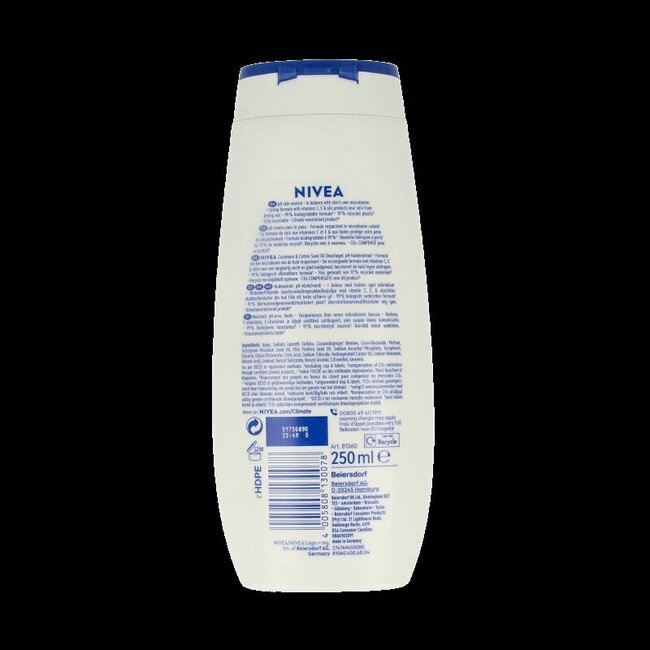 Nivea Douche de soin Cachemire & Orchid Moments 250 ml