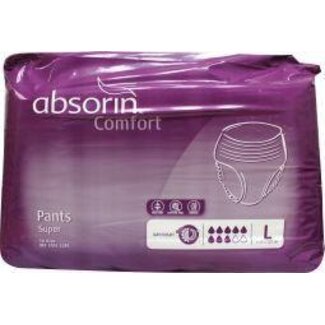 Absorin Comfort pants super maat L tot 130cm 16 Stuks