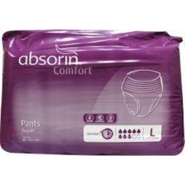 Comfort pants super maat L tot 130cm 16 Stuks