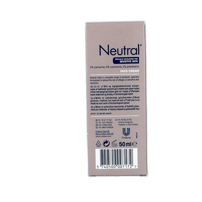 Neutral Face/day cream 50 Milliliter
