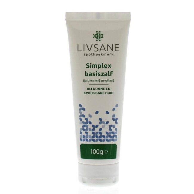 Livsane Simplex basiszalf in tube 100 Gram