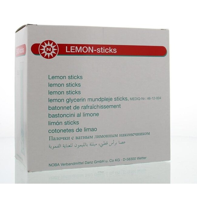 Lemon glycerine swabs noba 25 Stuks