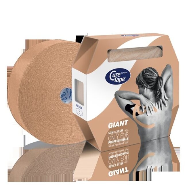 Kinesiotape giant beige 31.5m x 5cm 1 Stuks