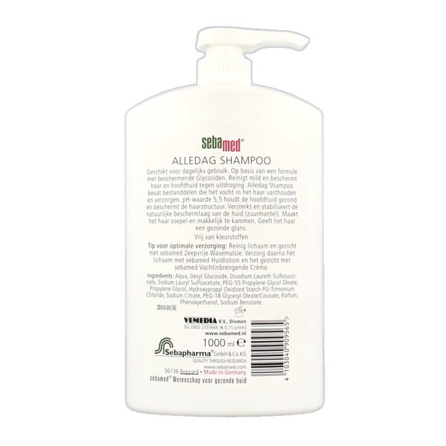 Sebamed Iedere dag shampoo pomp 1 Liter