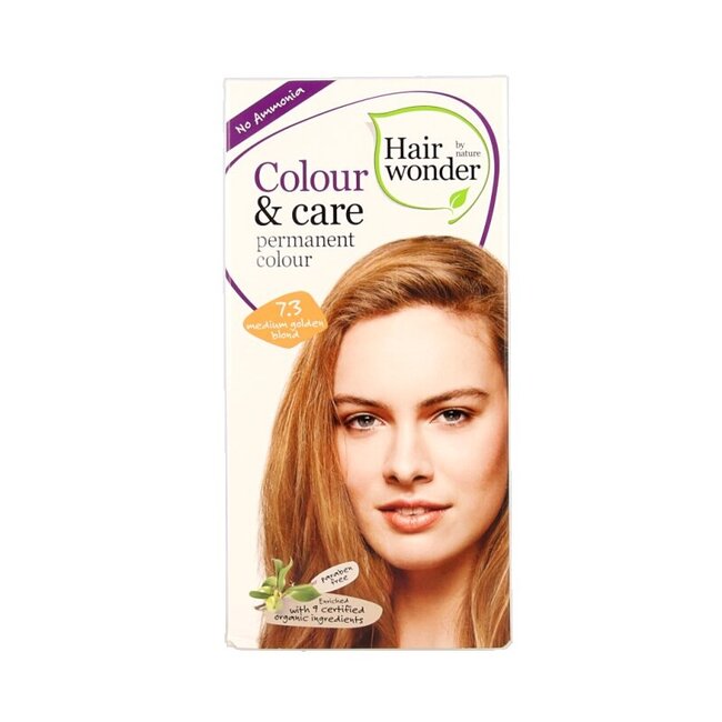 Colour & Care 7.3 medium gold blond 100 Milliliter