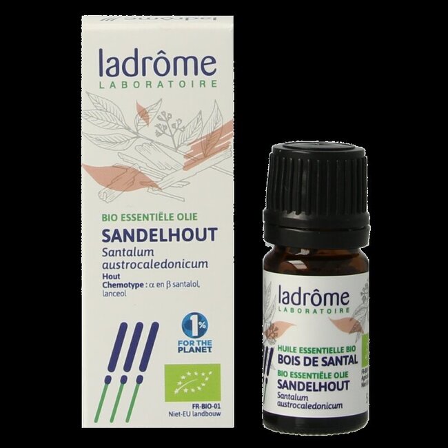 Ladrome Sandelhout olie bio 5 Milliliter