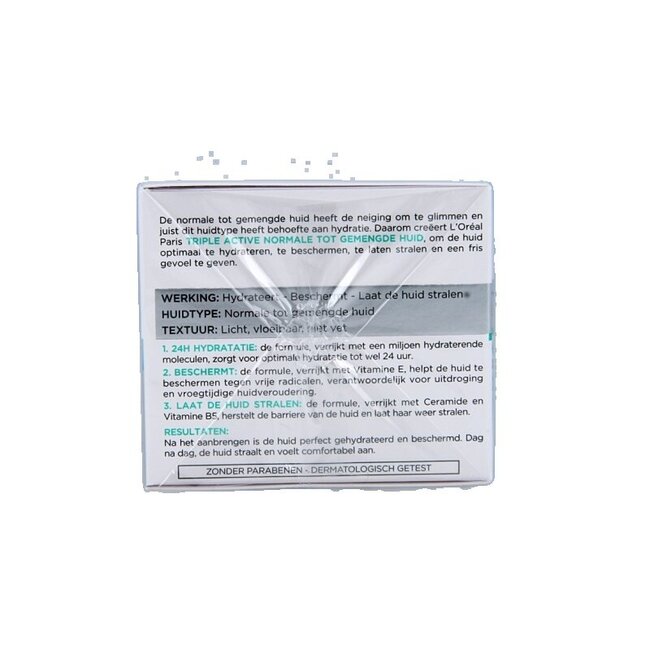 L'Oréal Paris Dermo-Expertise Triple Active Crème de Jour Peaux Normales à Mixtes 50 ml